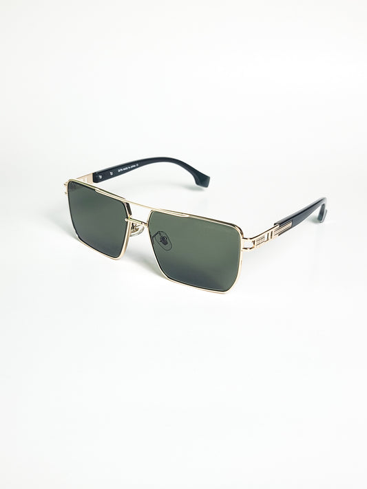 Dita Grand Evo Two - 23287   Gold Green - Metal - Double Bridge - Men's Sunglasses