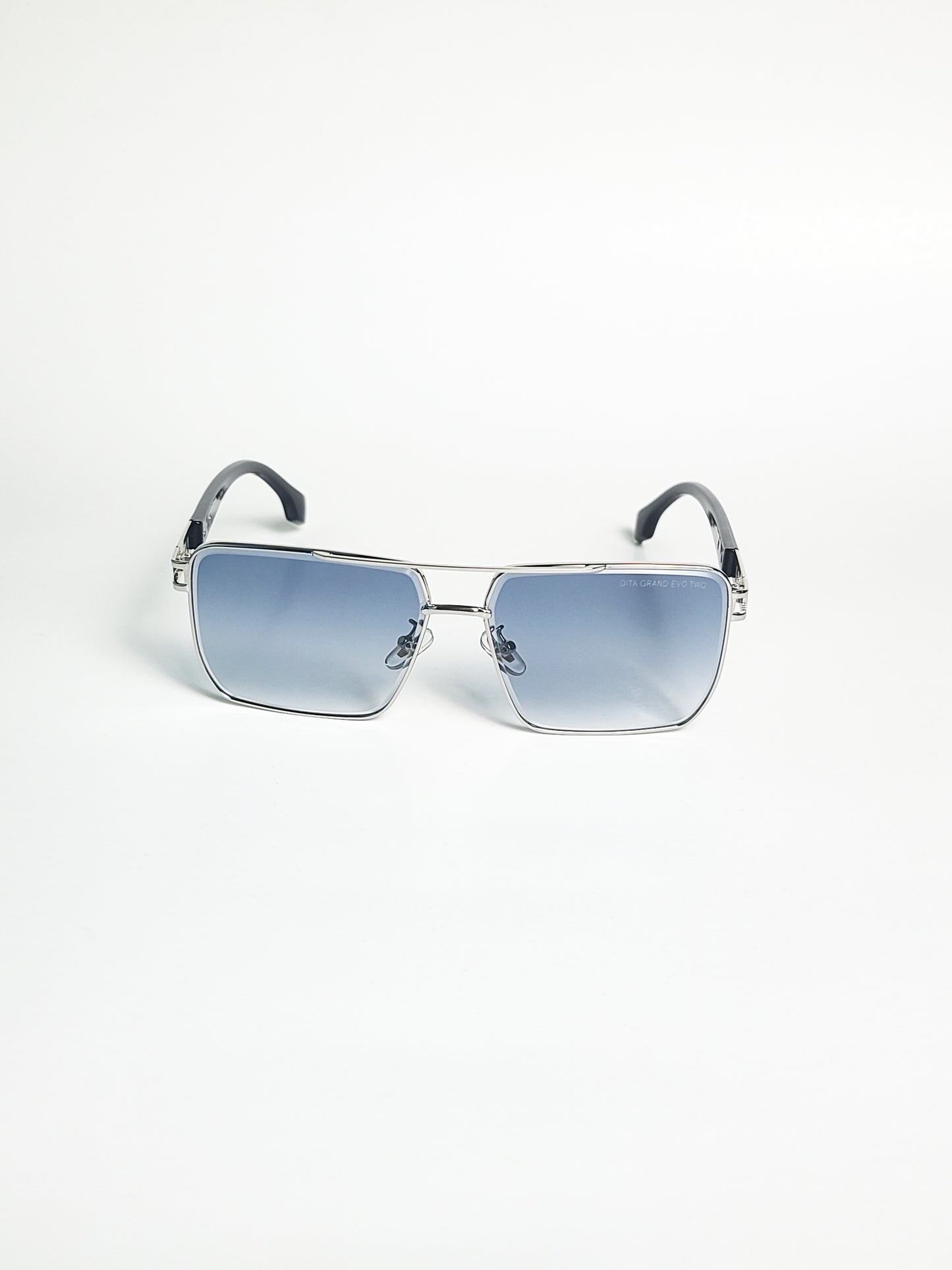 Dita Grand Evo Two - Silver Black - Gradient Blue - Metal - Sunglasses