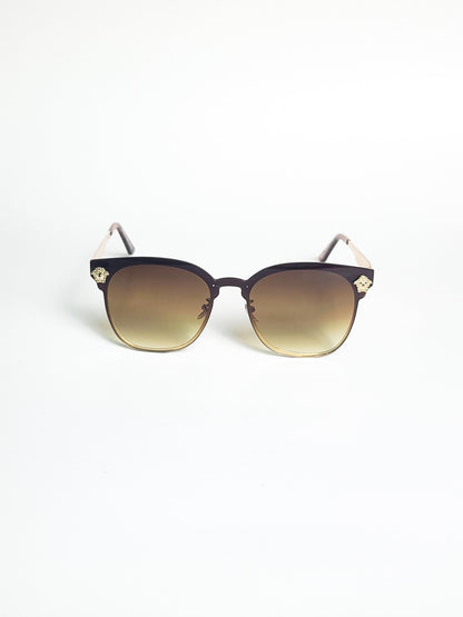 Versace - 000 - Golden Brown Gradient - Metal - Waffer - Men's Sunglasses