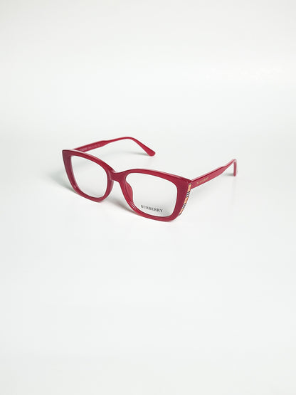 Burberry - 2357 - Red - Cat eye - Red Cat eye - Plastic Frame - Women's Eyeglasses