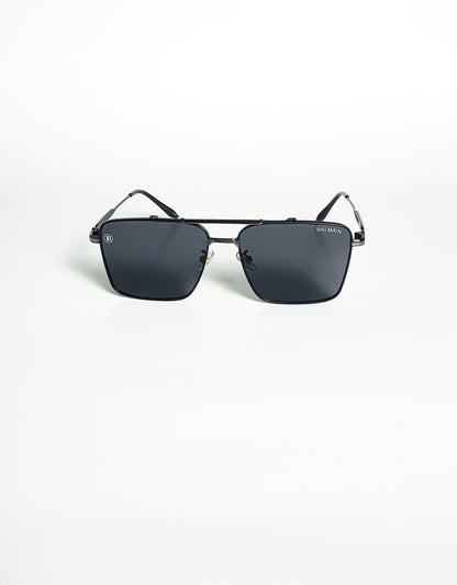 Balmain - 2337 - Black - Metal - Double Bridge - Men's Sunglasses