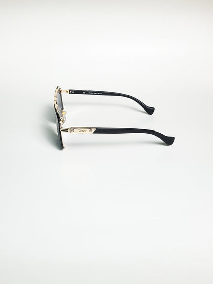 Cartier - 23289 - Golden Black - Metal - Double Bridge