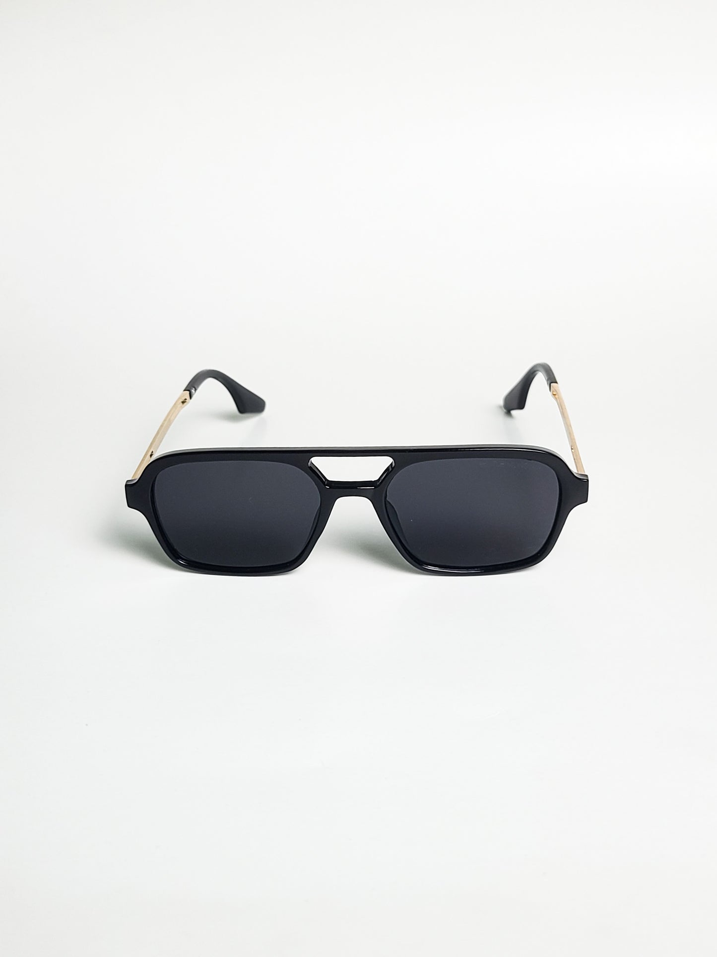 Gentle Monster - 33153 - Black Gold - Double Bridge - Plastic - Metal Stick - Sunglasses