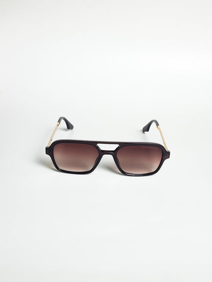 Gentle Monster - 33153 - Brown Gradient - Gold - Plastic - Double Bridge - Sunglasses