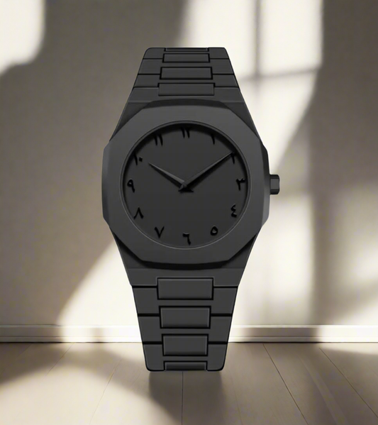 Arabic Watch - Full Black - Stainless steel - Luxury Watch