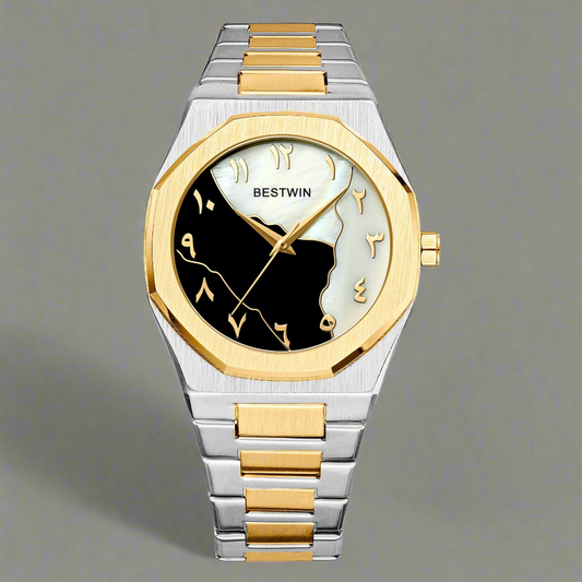 Arabic Aura - Black- Silver  - Golden Silver - Golden - Stainless steel