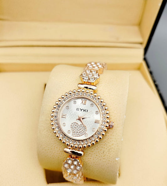 Ladies Watche - Round Small Dial - Fashionable -