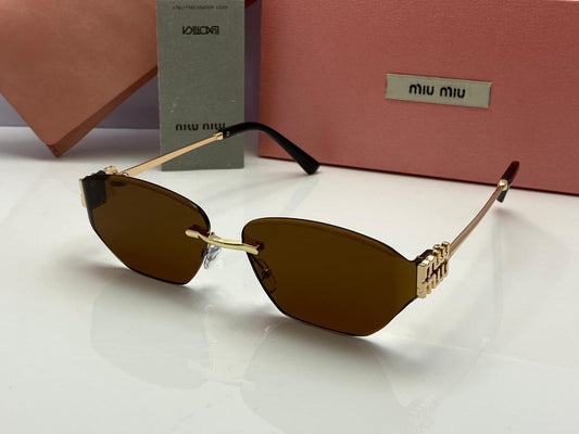Miu miu - Golden Black - Golden Brown - Grey Green - Grey Grey Gradient - Ladies Sunglasses