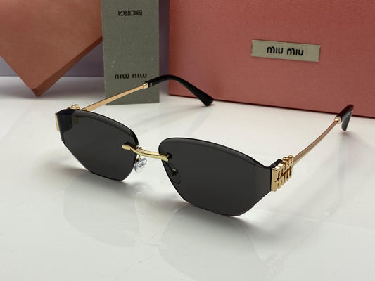Miu miu - Golden Black - Golden Brown - Grey Green - Grey Grey Gradient - Ladies Sunglasses