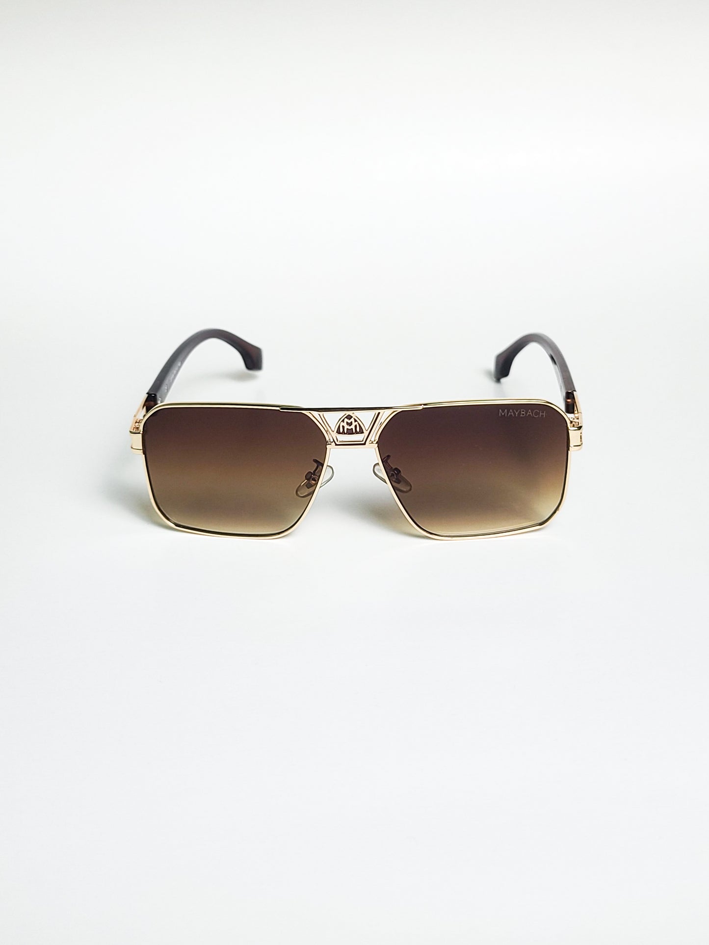 Maybach - 22106 - Golden Brown Gradient - Metal - Double Bridge - Sunglasses