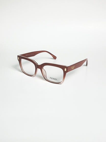 Fendi - 0453 - Brown Double Shade - Waffer - spex - Plastic Frame