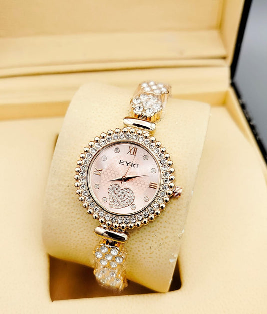 Ladies Watche - Round Small Dial - Fashionable -
