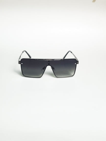 Prada - 23281 - Gery to Gradient Grey - Metal - Flat Lens - Sunglasses